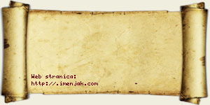 Anđela Đošović vizit kartica